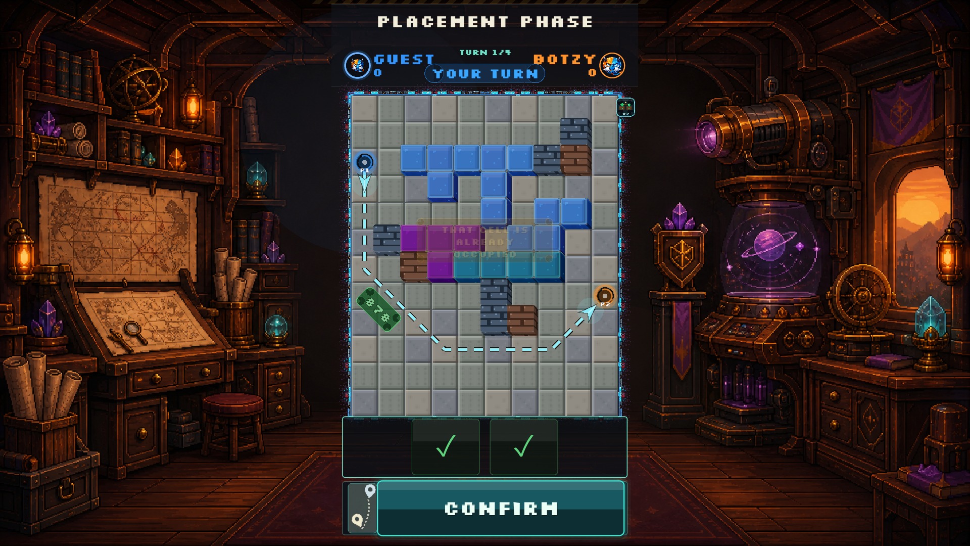 Battle placement