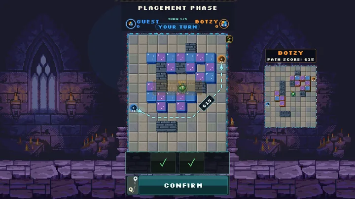 Hidden placement